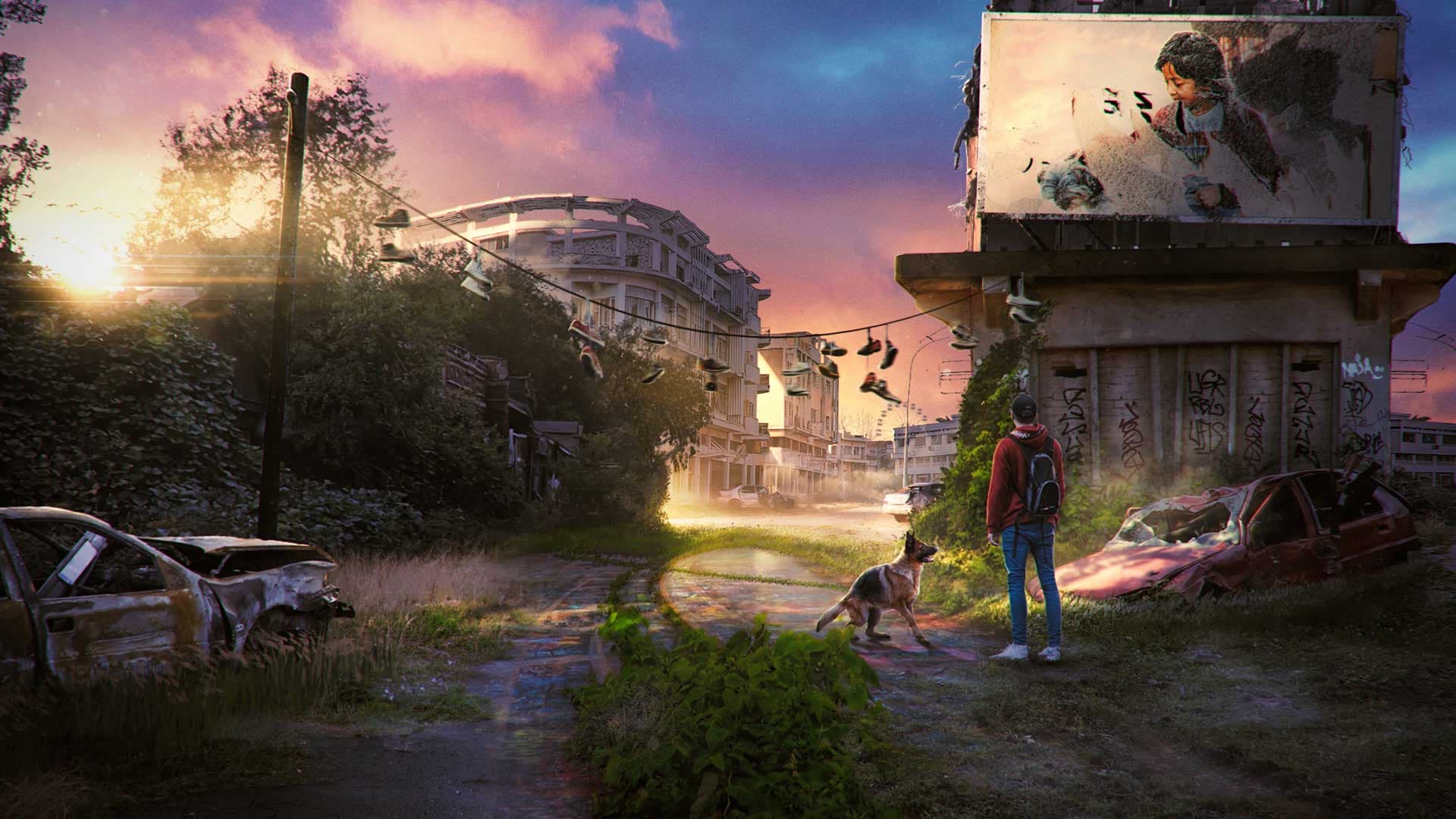 Milo The Dog - Wilderness - Photomanipulation, Concept Art
