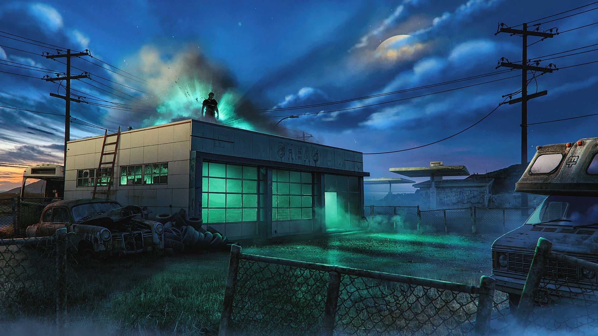 Old Yard - Concept Art, Photomanipulation